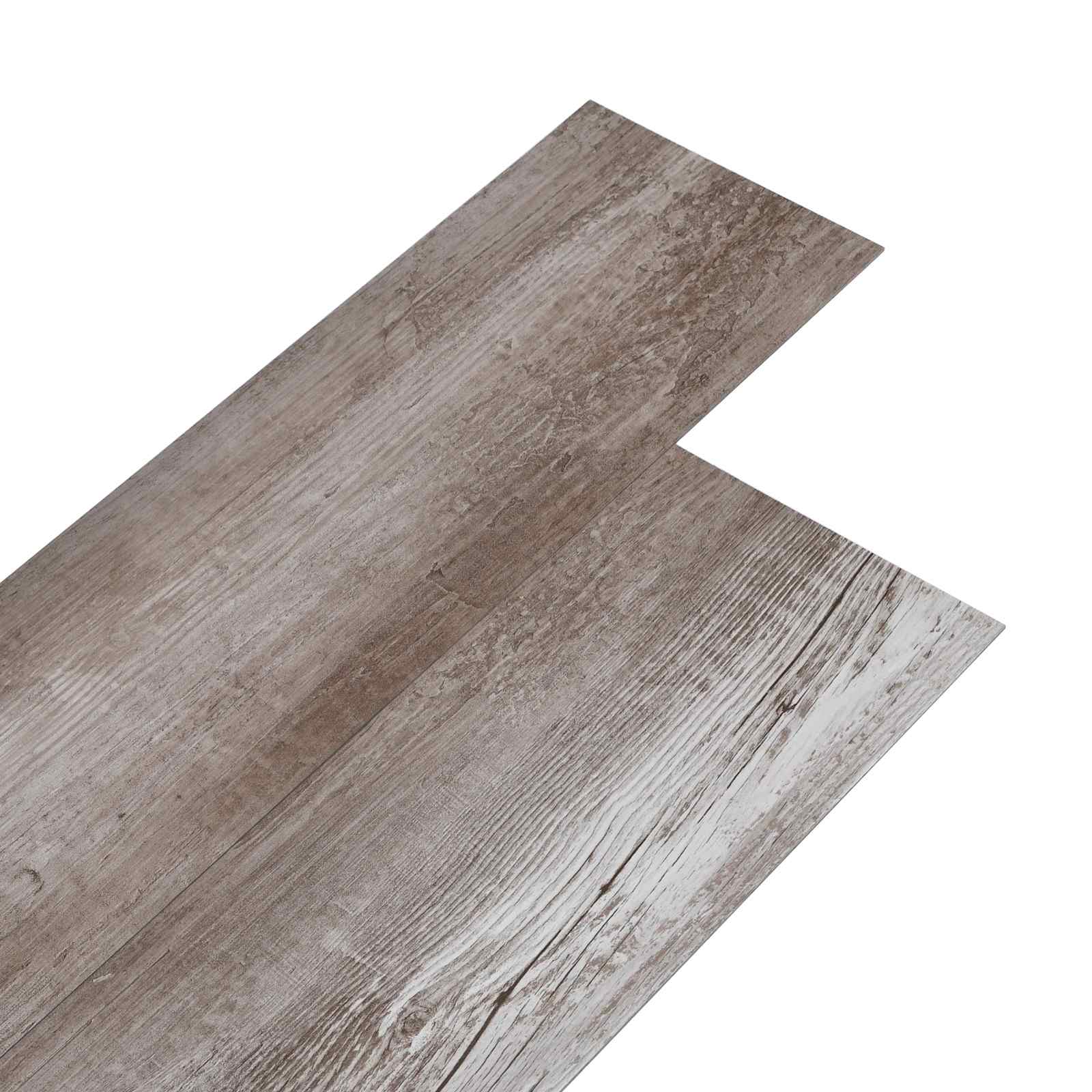 Vidaxl Self-adhesive Pvc Flooring Planks Matte Wood Brown 30.5 X 61 Cm