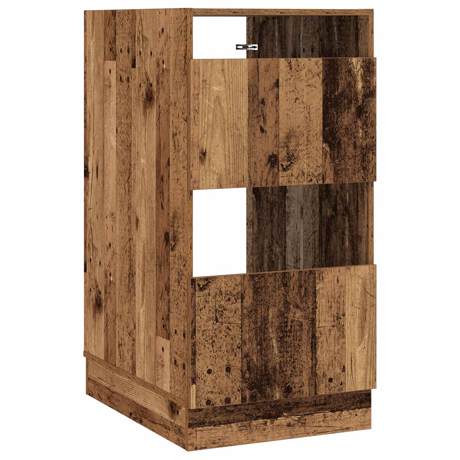 Vidaxl Laundry Cabinet Set Old Wood 50 X 68 X 102 Cm Engineered Wood