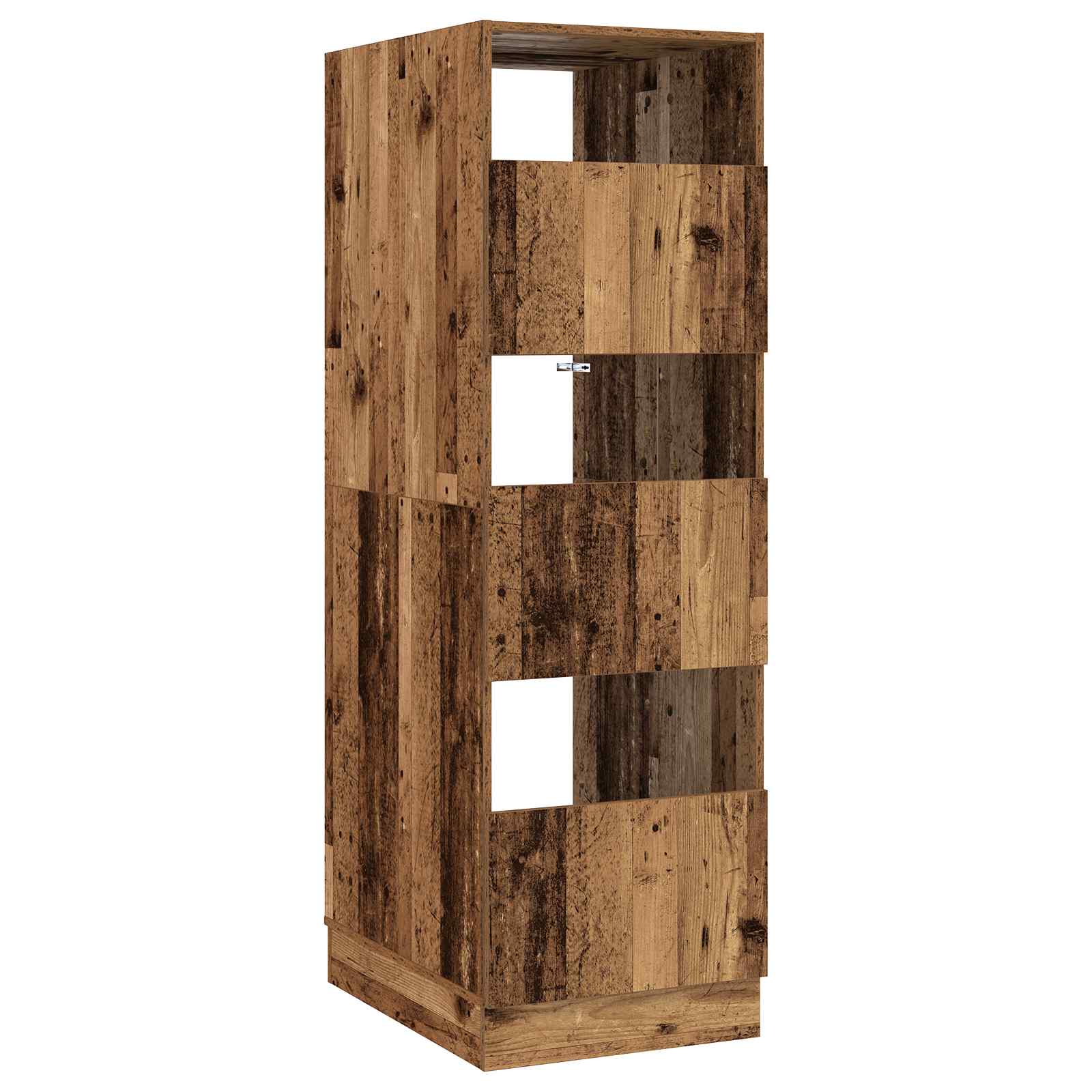 Vidaxl Laundry Cabinet Set Old Wood 50 X 68 X 162 Cm Engineered Wood