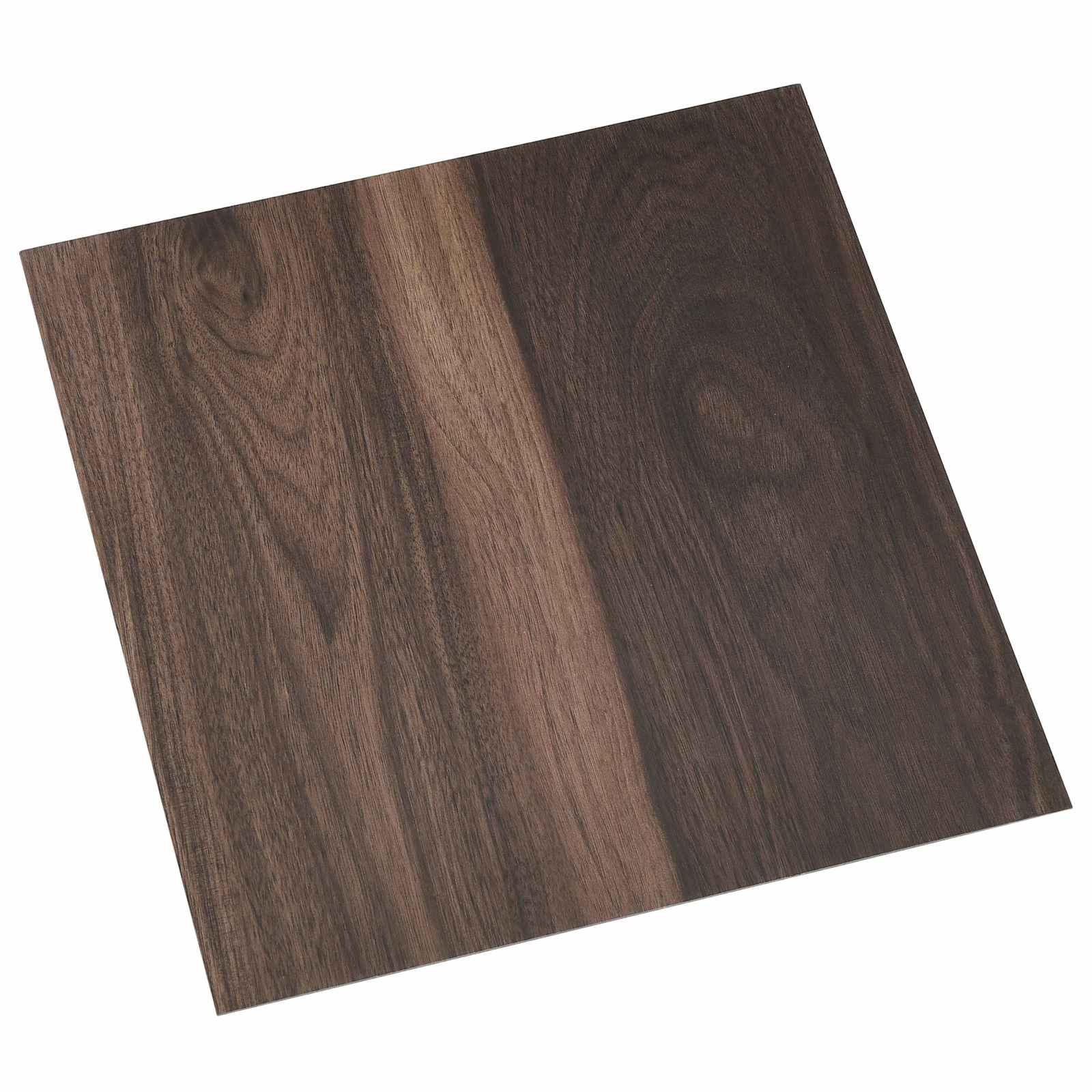 Vidaxl Self-adhesive Flooring Planks Dark Brown 30.5 X 30.5 Cm 20 Pcs