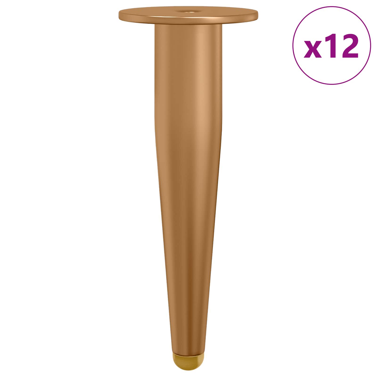 Standfüße 12 Stk. Gold 98 X 40 Mm Eisen Vidaxl