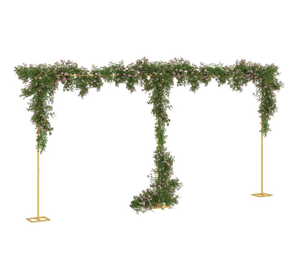 Vidaxl Wedding Arch Gold 657 X 35 X 300 Cm Steel Bild 2