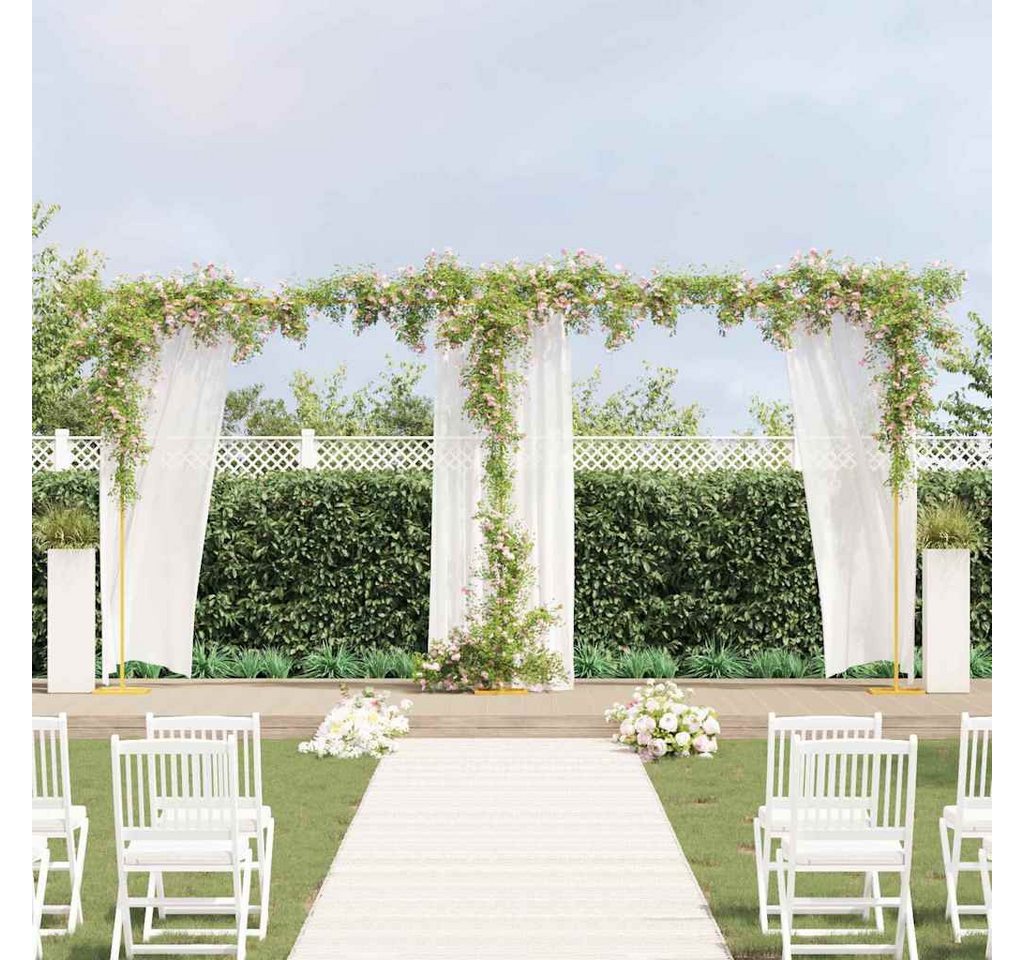 Vidaxl Wedding Arch Gold 657 X 35 X 300 Cm Steel Bild 4