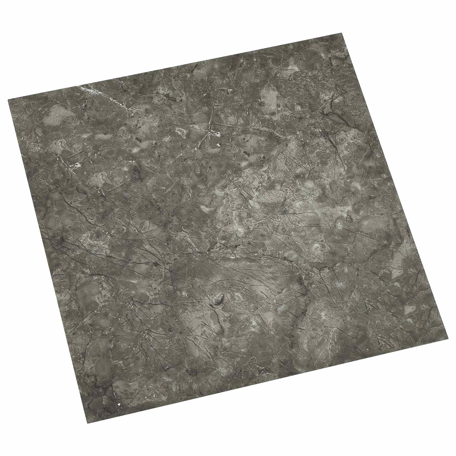 Vidaxl Self-adhesive Flooring Planks Black And Grey 30.5 X 30.5 Cm