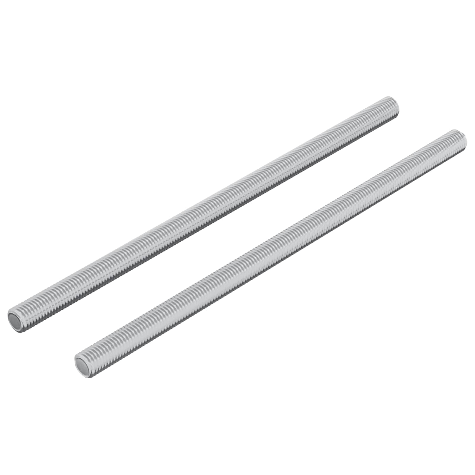 Gewindestange 2 Stk. Silber 6 X 120 Mm Stahl Vidaxl