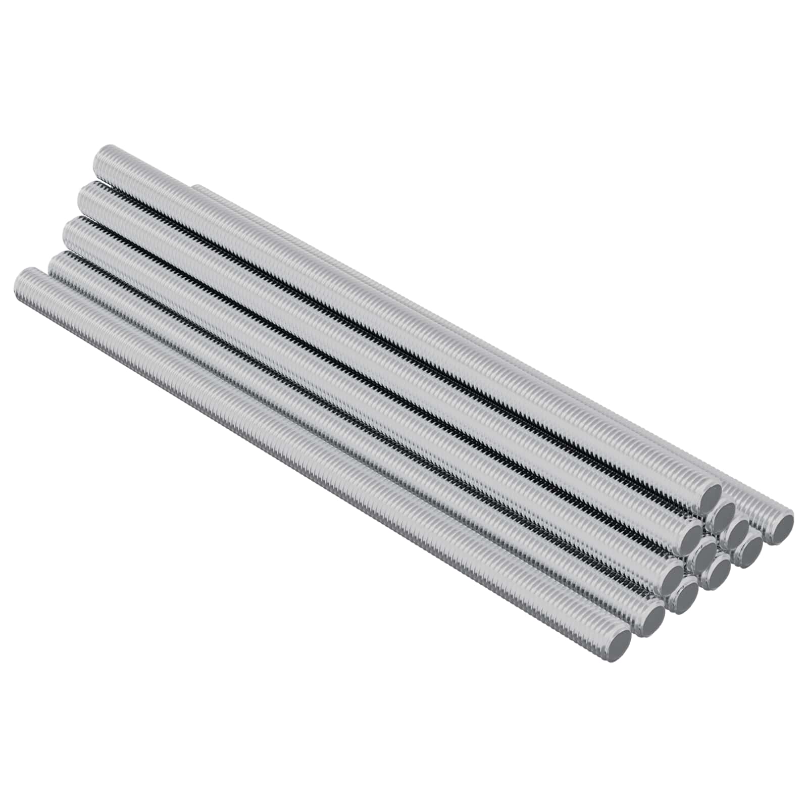 Vidaxl Threaded Rod 900 Pcs Silver Steel