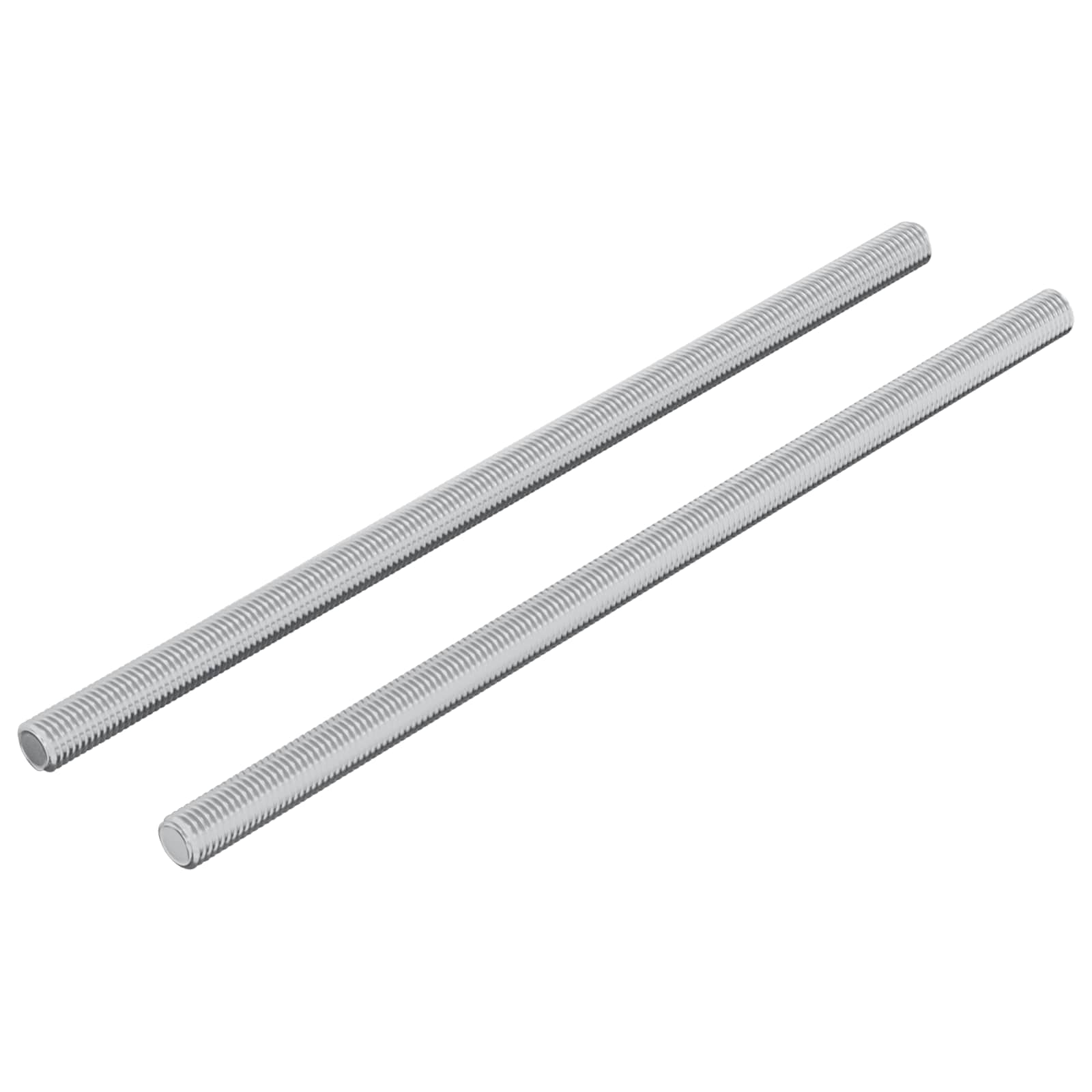 Vidaxl Threaded Rod 2 Pcs Silver 6 X 135 Mm Steel