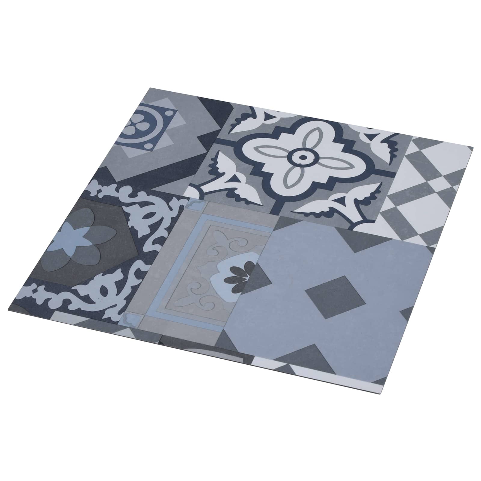 Vidaxl Self-adhesive Flooring Planks Coloured Pattern 30.5 X 30.5 Cm