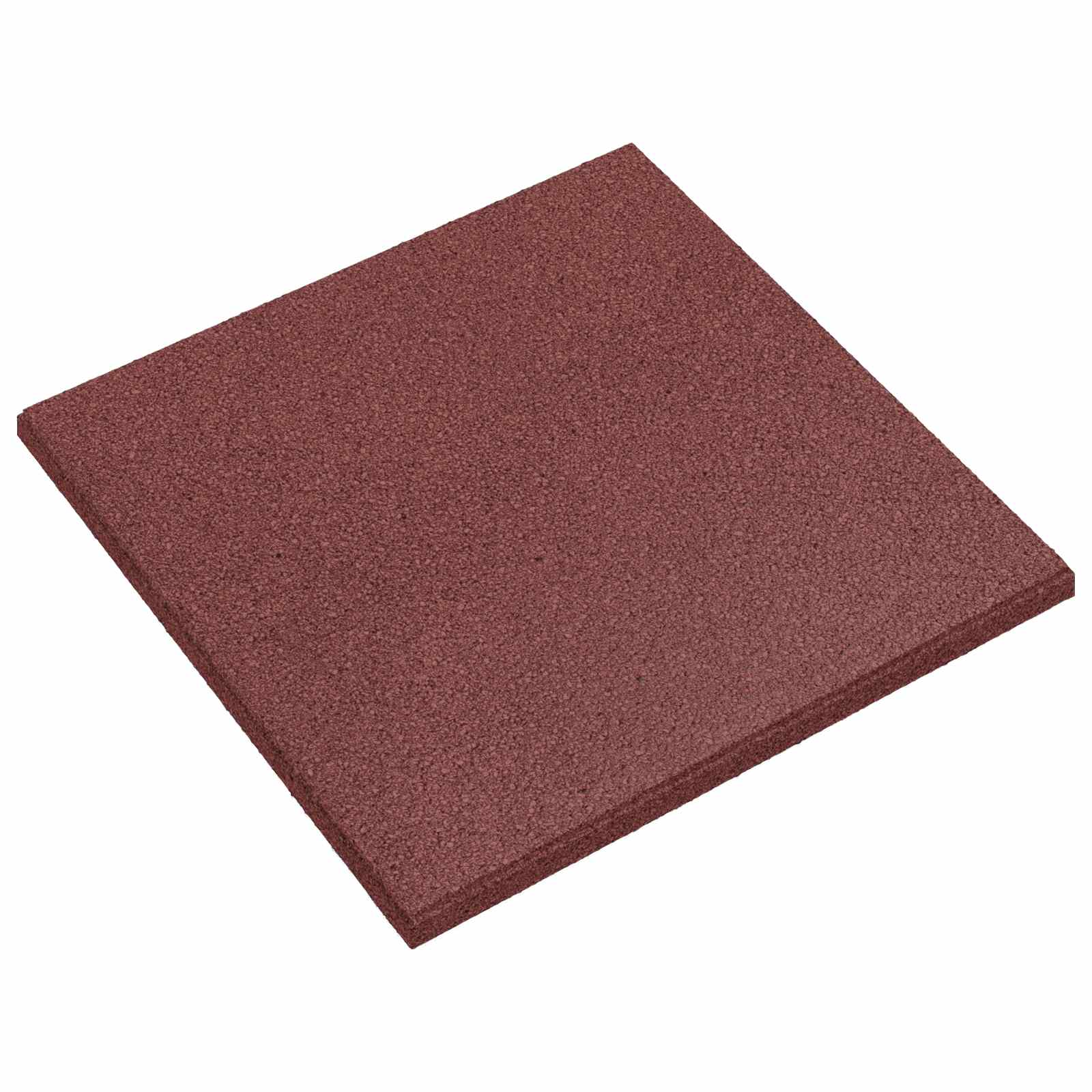 Sturzschutzfliesen 18 Stk. Rot 50 X 50 Cm Gummi Vidaxl