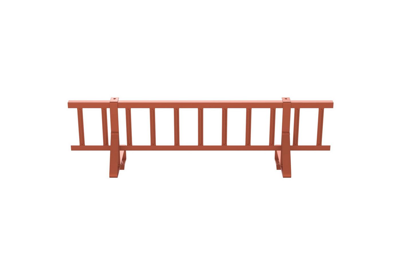Vidaxl Roof Snow Guard Red 300 X 29.5 X 34.5 Cm Steel