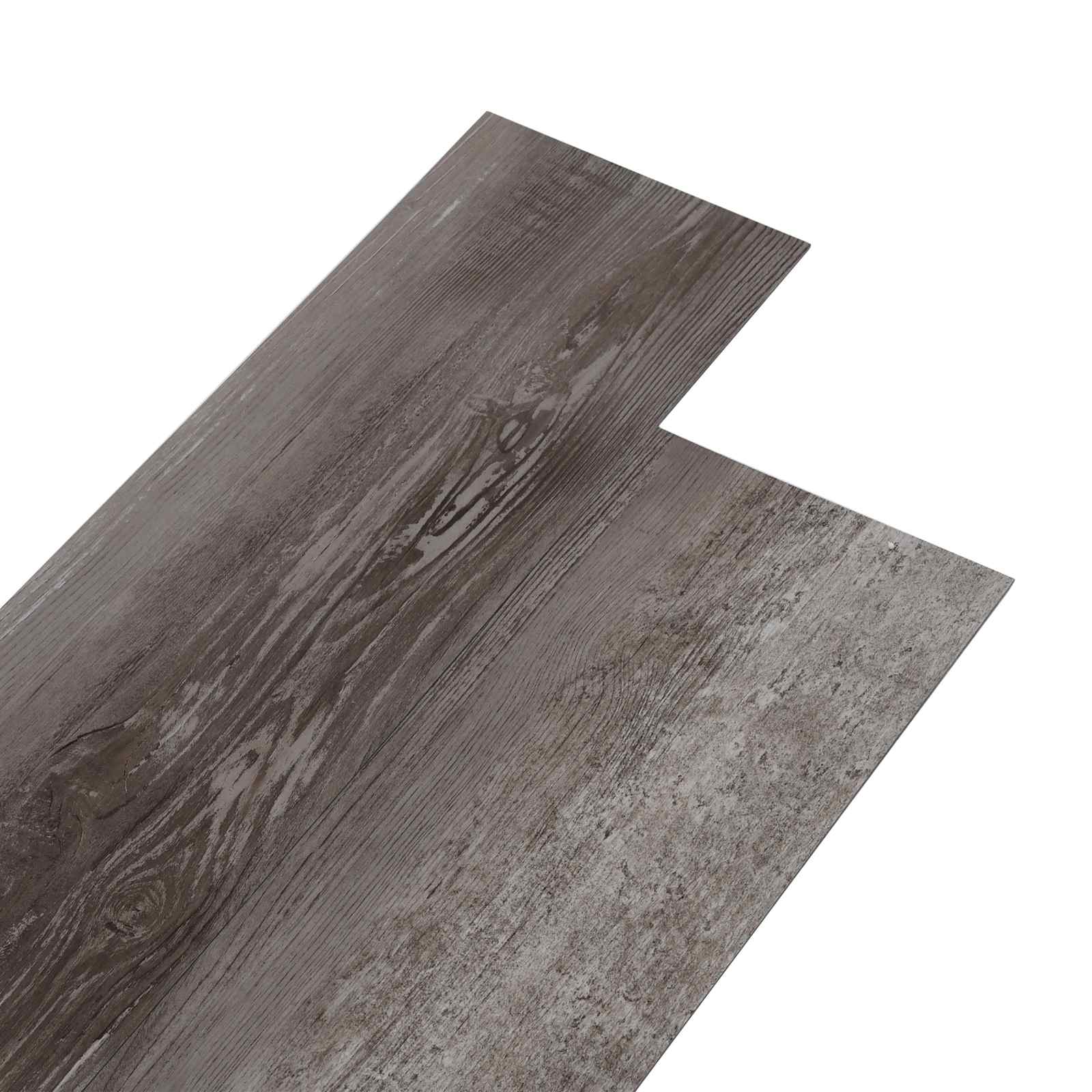 Vidaxl Self-adhesive Pvc Flooring Planks Striped Wood 30.5 X 61 Cm
