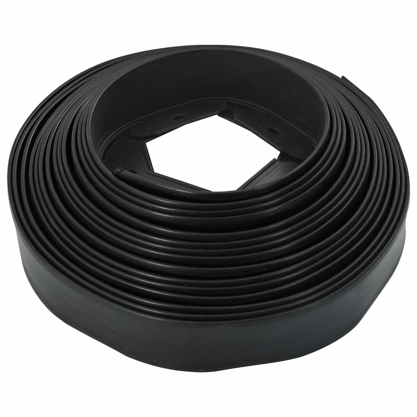 Vidaxl Lawn Edgings Black 4000 X 4 X 5 Cm Plastic