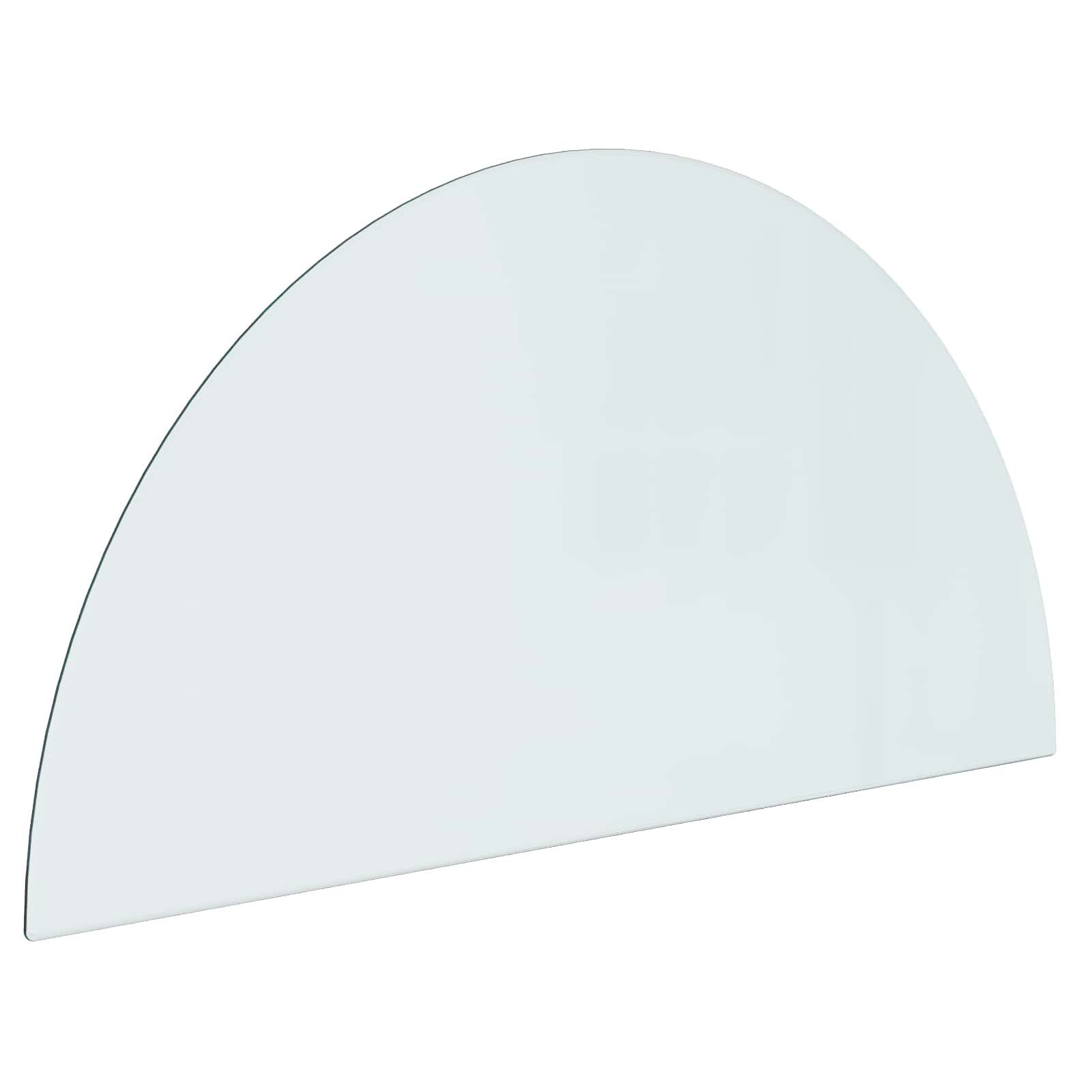 Feuerstelle Glasplatte Transparent 1000 X 500 Mm Glas Vidaxl