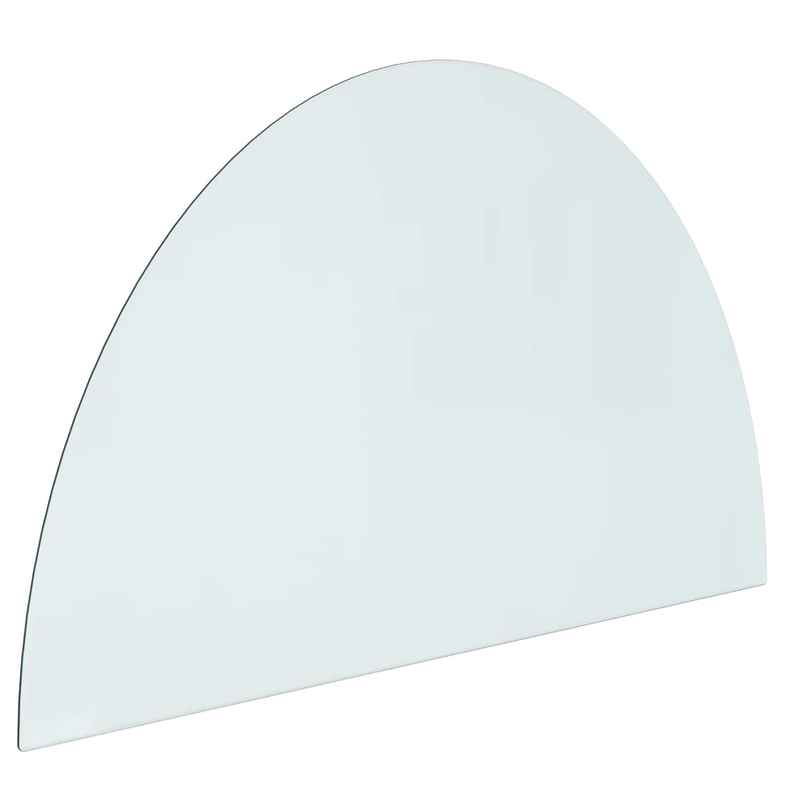 Feuerstelle Glasplatte Transparent 1000 X 600 Mm Glas Vidaxl