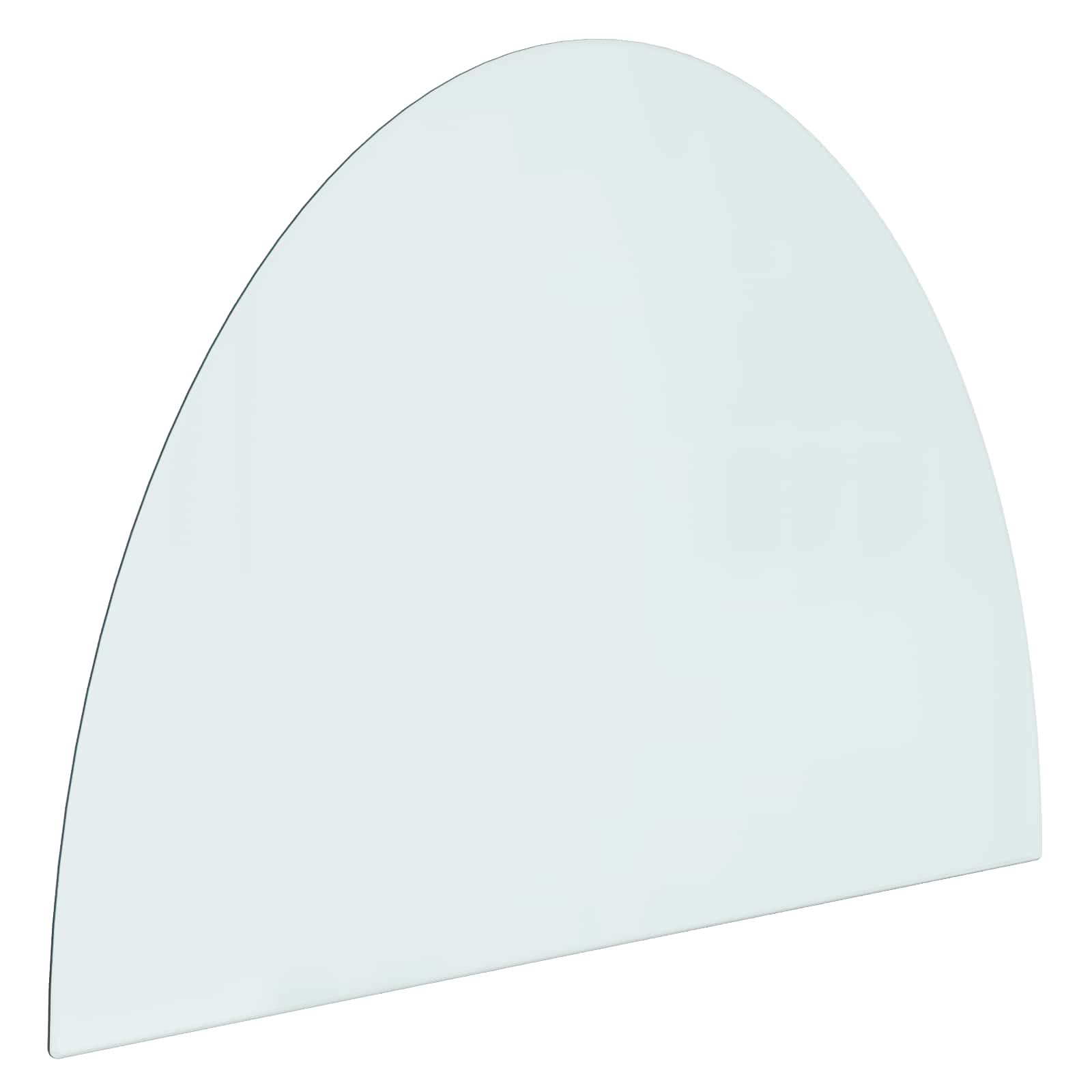 Feuerstelle Glasplatte Transparent 800 X 600 Mm Glas Vidaxl