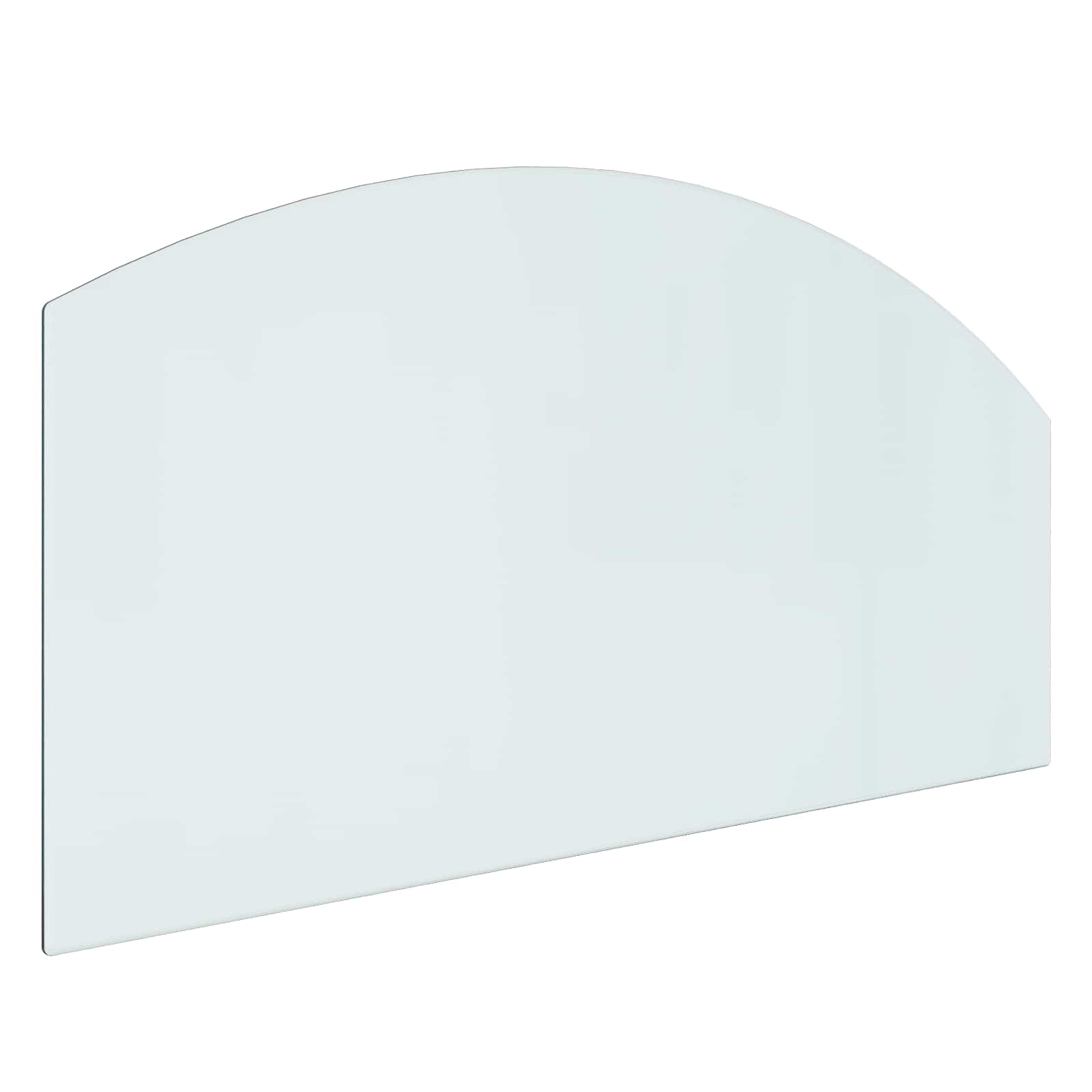 Feuerstelle Glasplatte Transparent 100 X 50 Cm Glas Vidaxl
