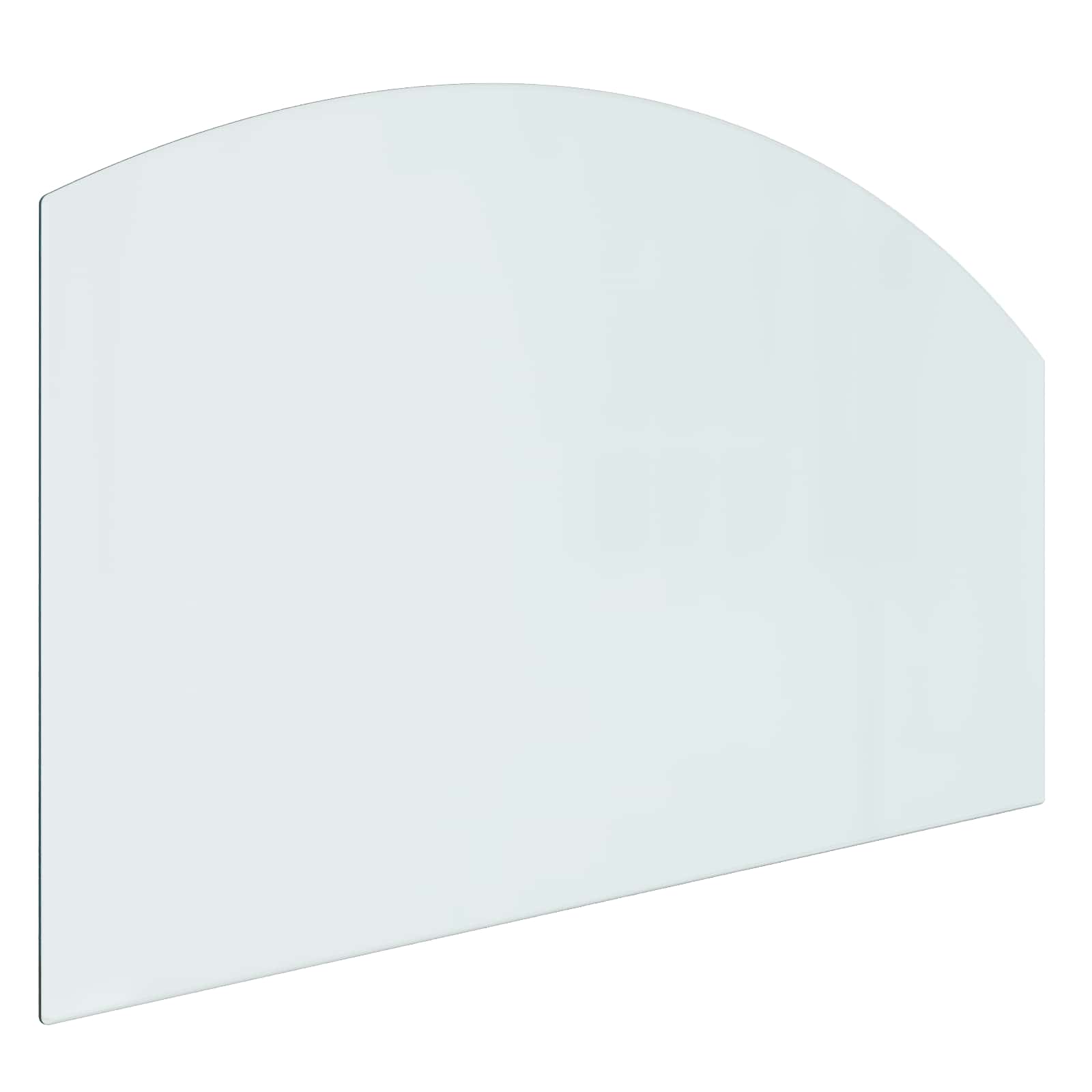 Feuerstelle Glasplatte Transparent 100 X 60 Cm Glas Vidaxl