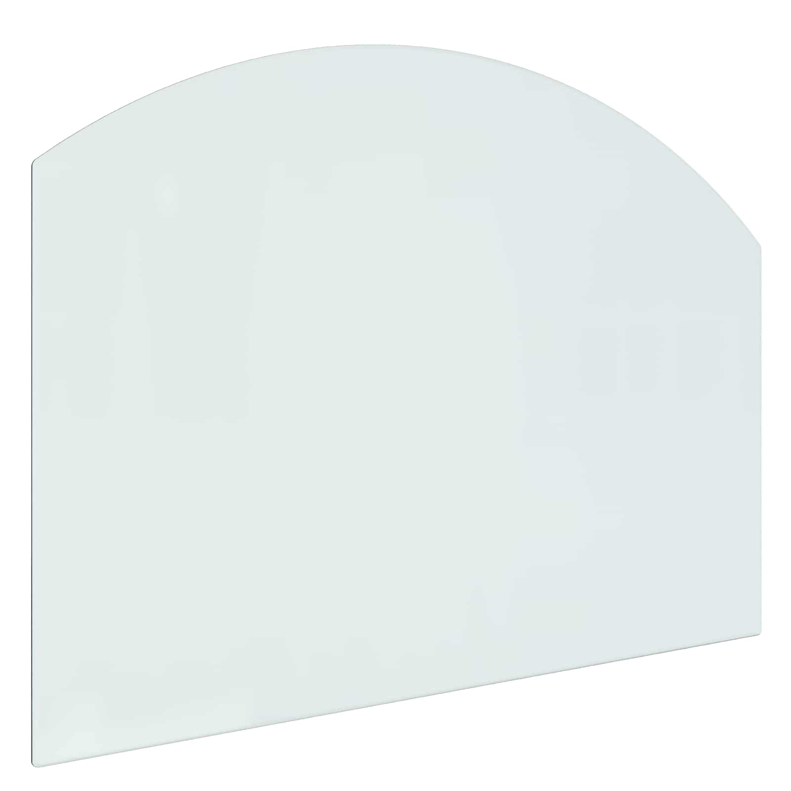 Feuerstelle Glasplatte Transparent 80 X 60 Cm Glas Vidaxl