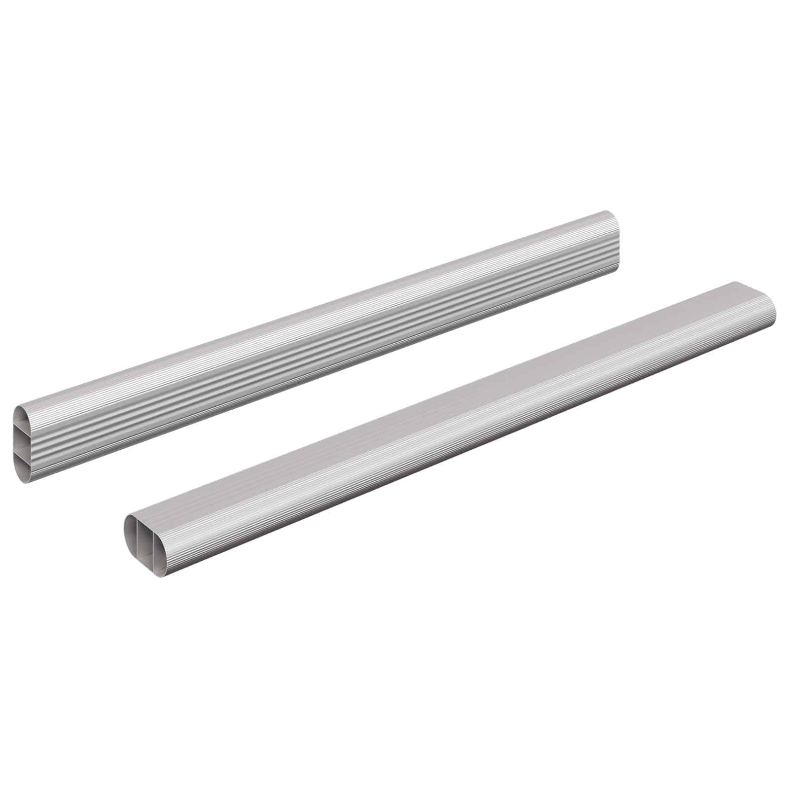 Kleiderstange 2 Stk. Silber 316 X 15 X 29 Mm Aluminiumlegierung Vidaxl