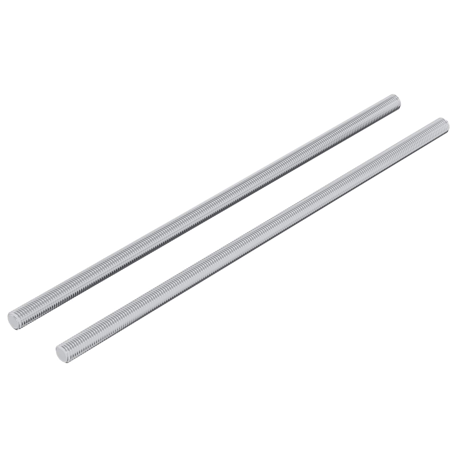 Gewindestange 2 Stk. Silber 6 X 170 Mm Stahl Vidaxl