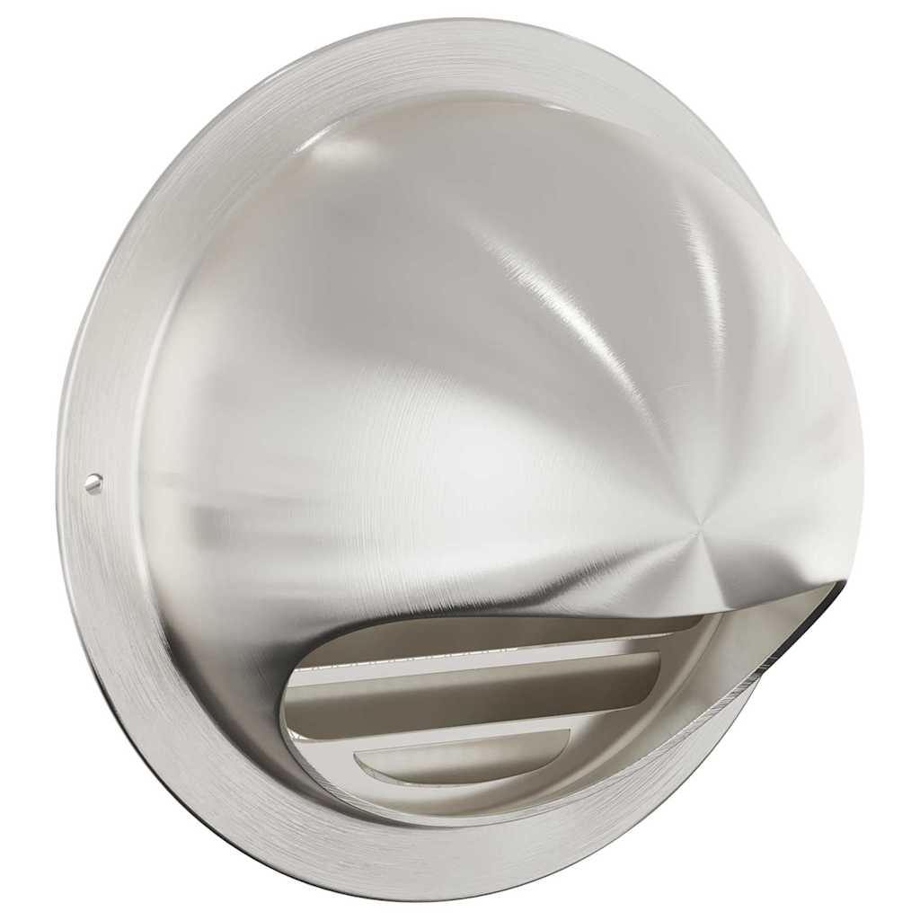 Lüftungsgitter 8 Stk. Silber 150 Mm Edelstahl Vidaxl