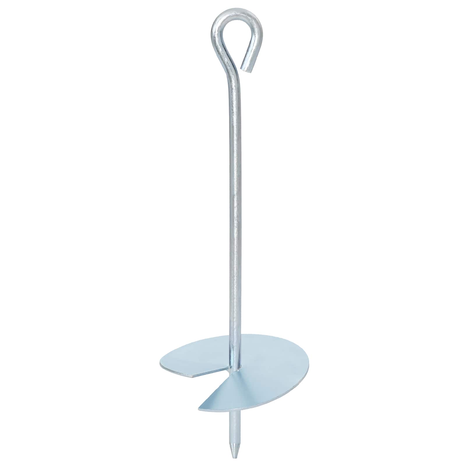Erdanker 2 Stk. Ø10 X 30 Cm Galvanisiertes Metall Silber Vidaxl