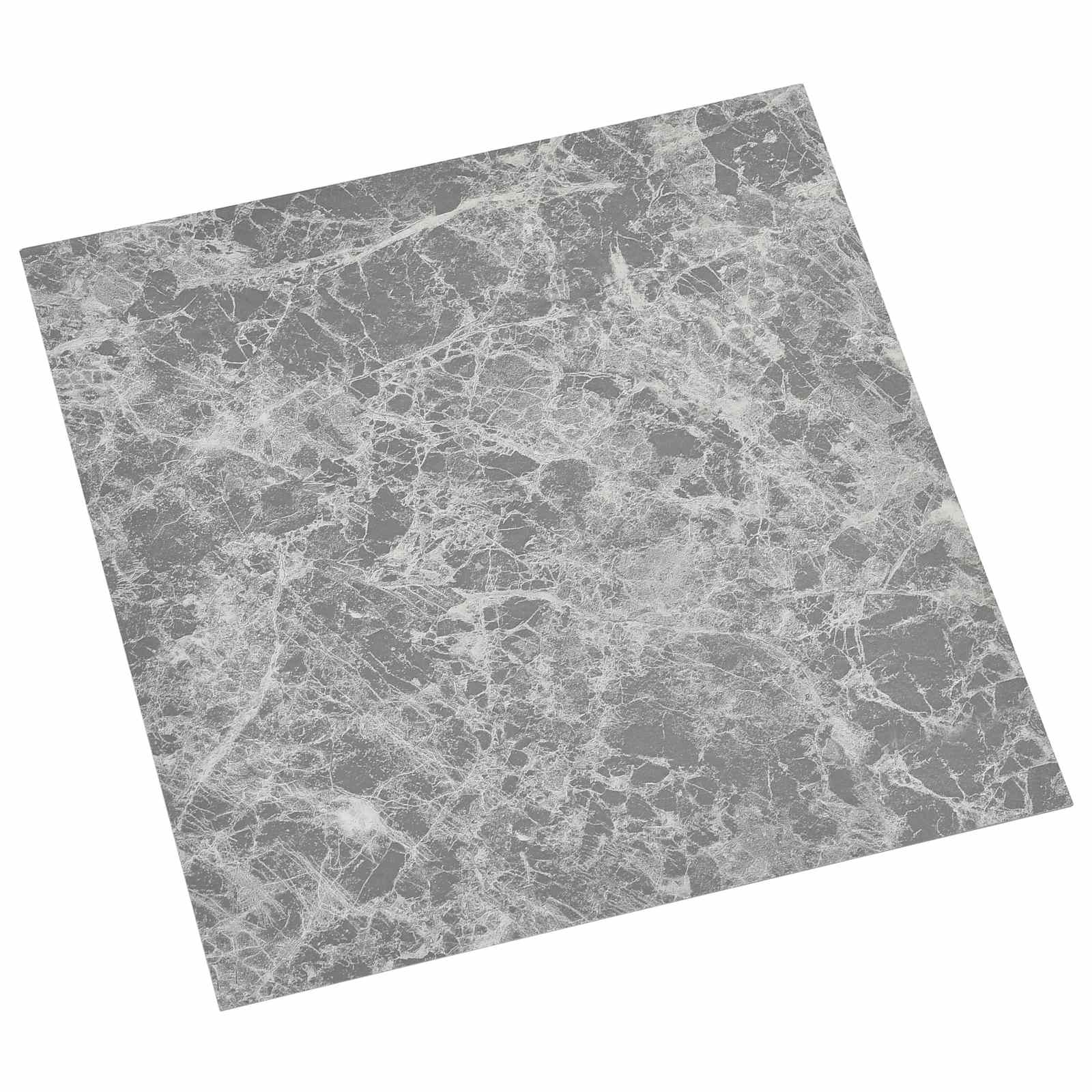 Vidaxl Self-adhesive Flooring Planks Grey And White 30.5 X 30.5 Cm
