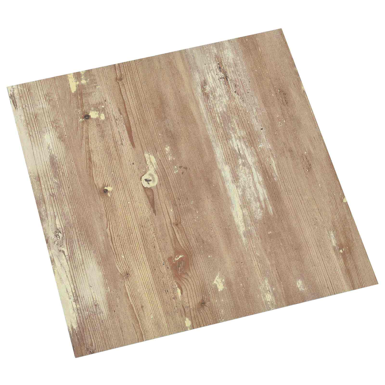 Vidaxl Self-adhesive Flooring Planks Brown And White 30.5 X 30.5 Cm