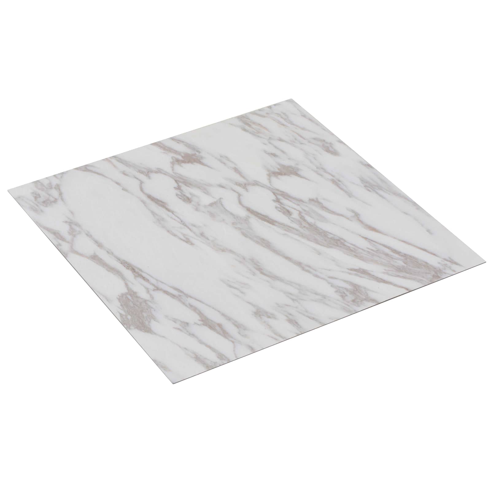 Vidaxl Self-adhesive Flooring Planks White And Brown 30.5 X 30.5 Cm