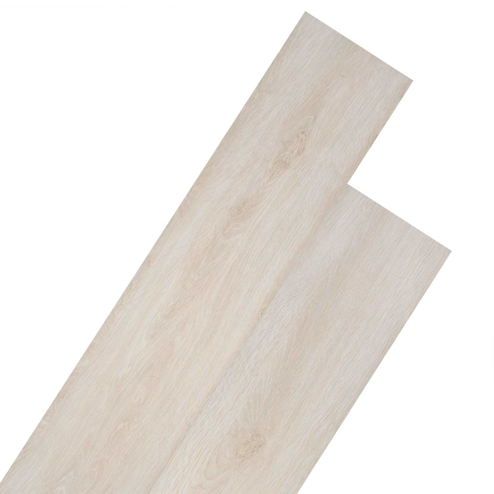 Vidaxl Self-adhesive Pvc Flooring Planks Oak Classic White