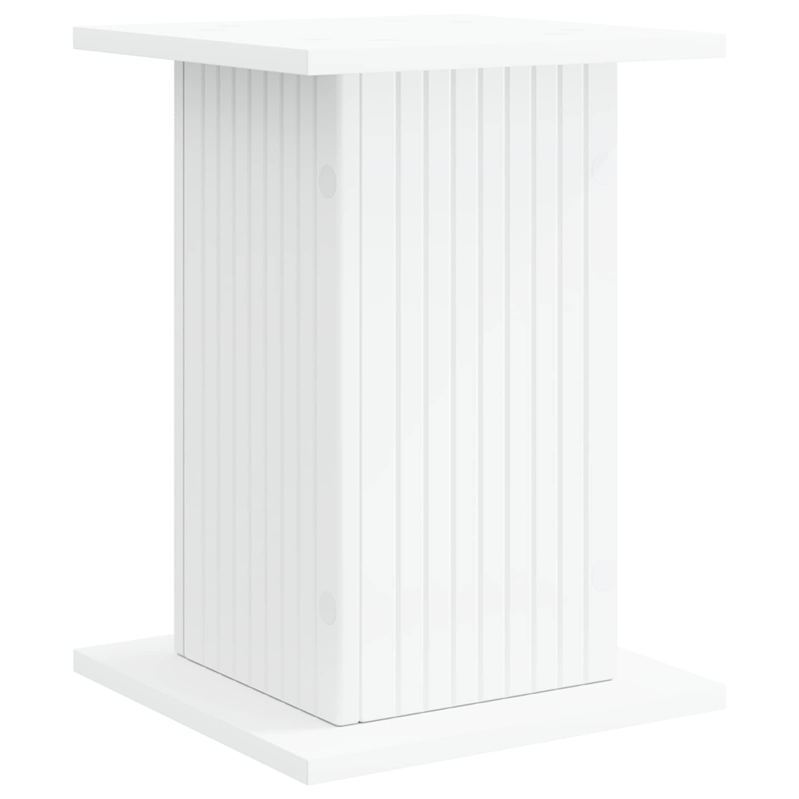 Vidaxl Plant Stand White 30.5 X 30 X 43 Cm Engineered Wood