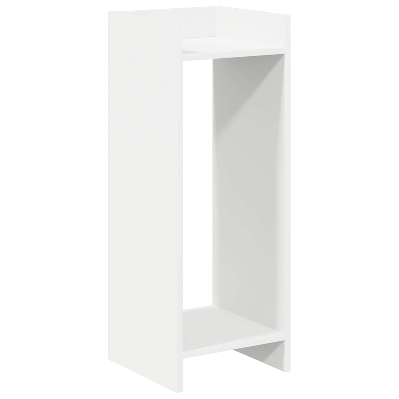 Vidaxl Plant Stand White 30 X 30 X 80 Cm Engineered Wood