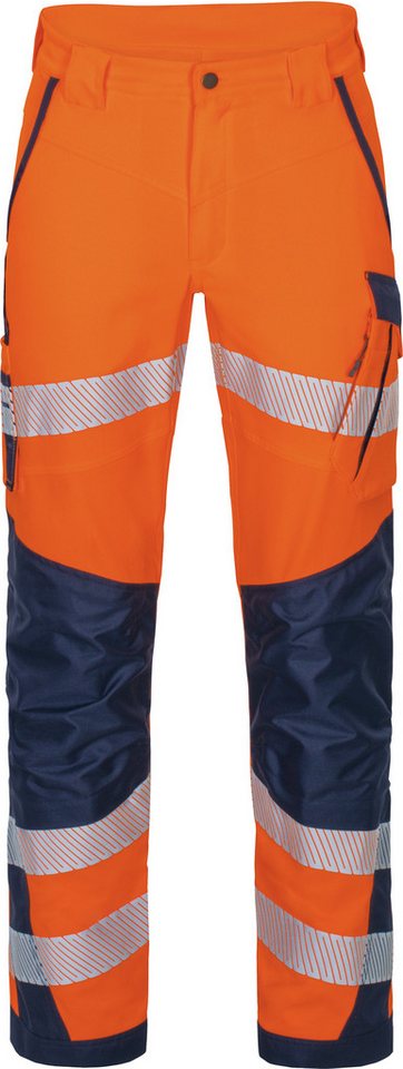 Vizwell Warnschutz-bundhose Vwt178 Gr. 54 Leuchtorange/marine