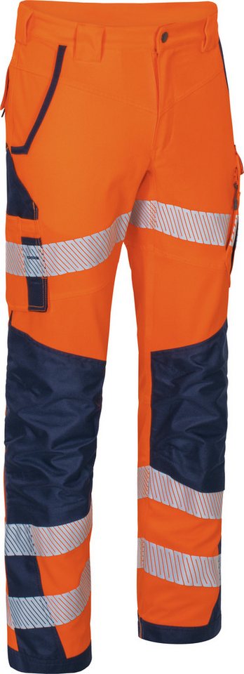 Vizwell Warnschutz-bundhose Vwt178 Gr. 54 Leuchtorange/marine Bild 4
