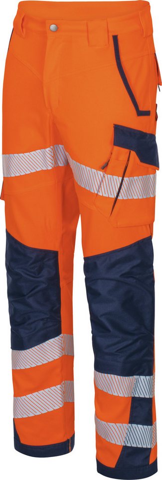 Vizwell Warnschutz-bundhose Vwt178 Gr. 54 Leuchtorange/marine Bild 5