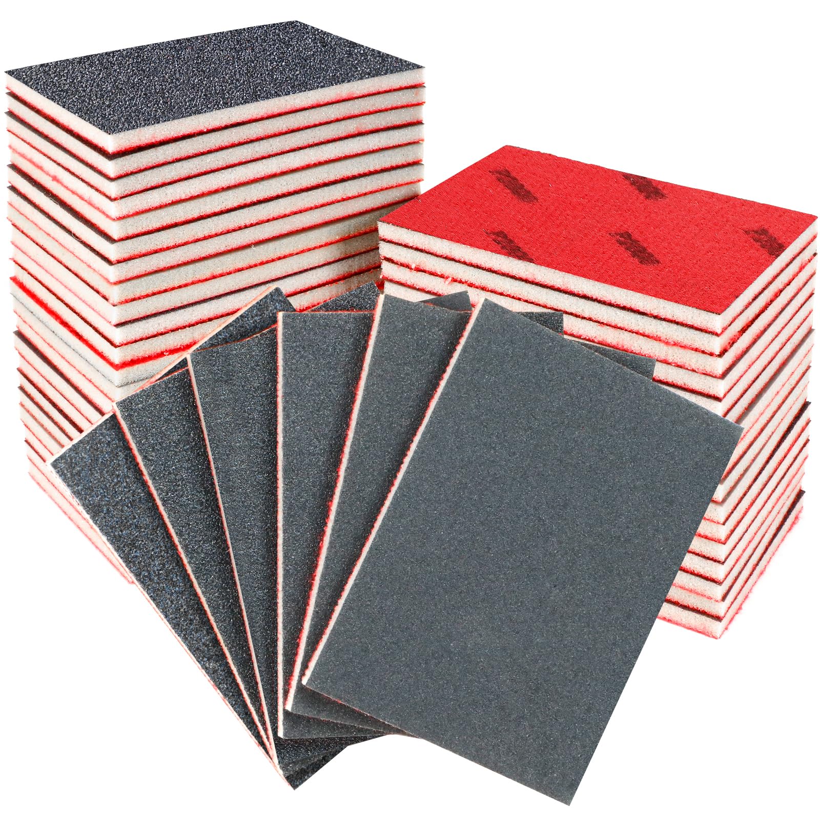 36 Schleifschwämme, Flexible Schleifschwämme Für Nass- Und Trockenanwendung (mix-36pcs)