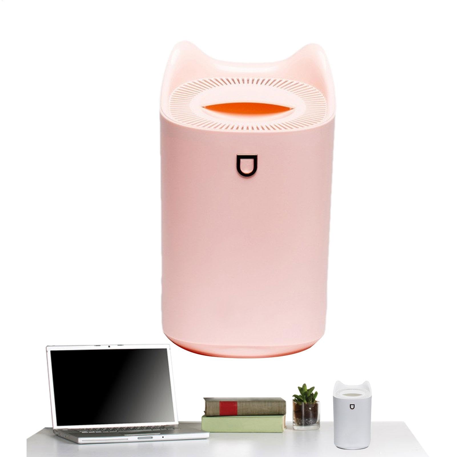 Tragbarer Luftbefeuchter, Reise-nebelvernebler Mit Farbiger Lichtfunktion, Düsen, 3 Nebelstufen, Leises 3-liter-design (25,1 X 15,1 X 15,1 Cm), Usb-stromversorgung