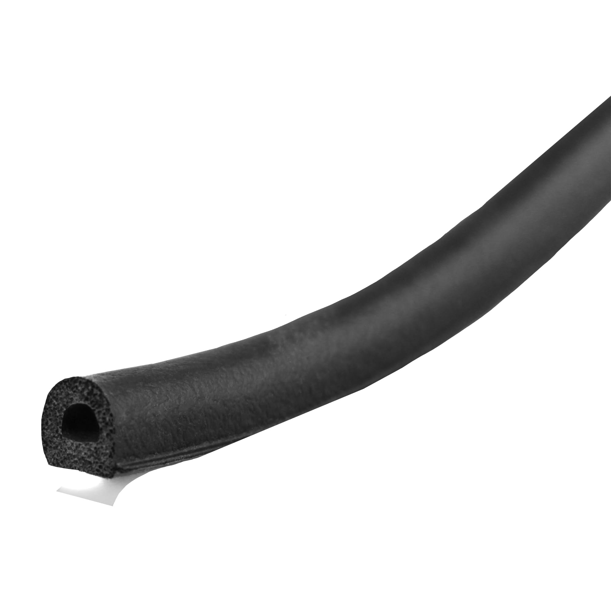 M, 10 Mm Breit X 8 Mm Hoch, Selbstklebende, Hohle, Halbkreisförmige D-förmige Dichtungsleiste Für Holztüren