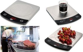 Küchenwaage Wedo Profi-steel 10 Kg Kapazität Lcd Display