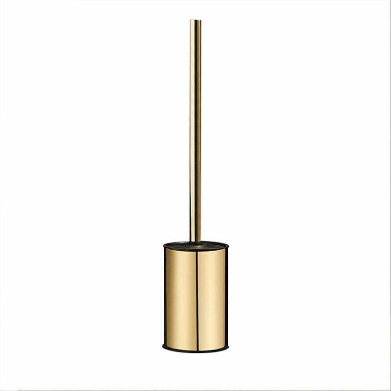 Wandmontierte Wc-bürste Aus Goldfarbenem Edelstahl 304 – Elegantes Rundes Design Fürs Badezimmer