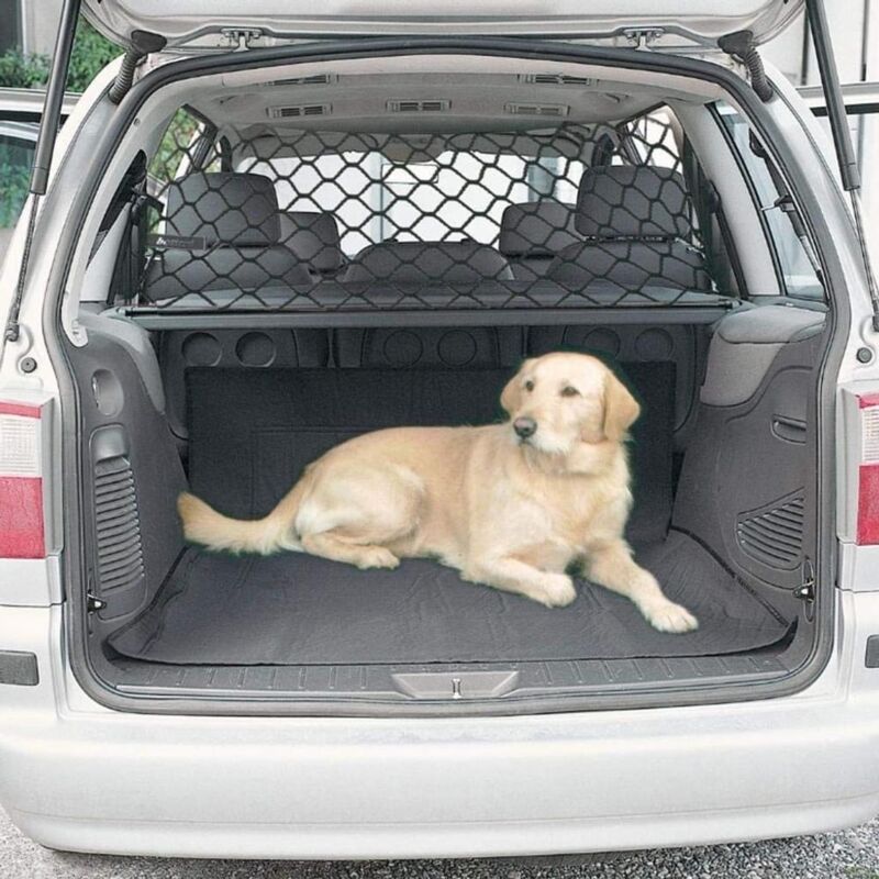Universeller Kofferraum-trennsteg Aus Netzgewebe Für Hunde – Schutz Des Fahrzeughecks, Anpassbar An Alle Modelle