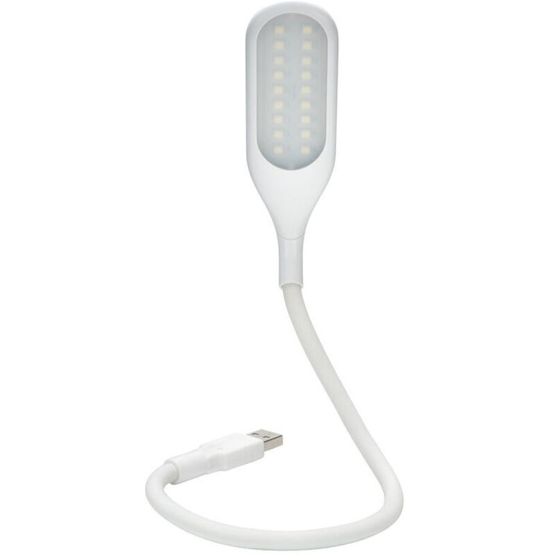 Verstellbare Usb-lampe Mit 18 Leds, 3 Helligkeitsstufen, Flexiblem Schwanenhals Und Berührungsschalter Für Laptop Oder Tastatur