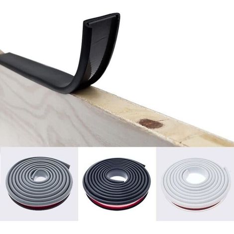 Schwarze, U-förmige, Selbstklebende Melamin-kantenleiste, 25 Mm, Für Arbeitsplatten Und Möbel – Eichenoptik, Ohne Wärmeaktivierten Klebstoff, Aus Flexiblem Tpe