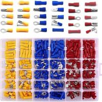 480 Stück Elektrische Crimp-anschlüsse Für Autos – Rund, Flach, Weiblich, Männlich, Öse, Zylindrisch Und Andere Crimp-typen – Ouylaf