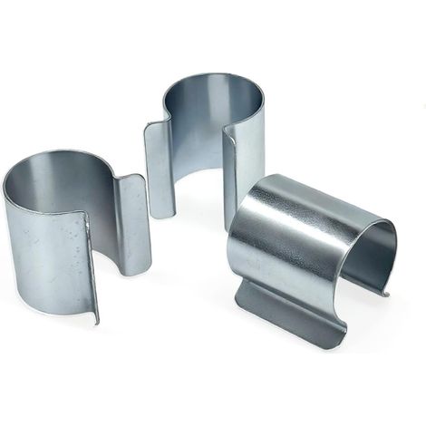 Packung Mit 25 Tunnelgewächshausclips Für Planen, 25 Mm Durchmesser, 32 Mm Durchmesser, Metallbefestigungsclips Für Planen, Gewächshausbefestigungen, Verzinkte Stahlclips (25 Mm Durchmesser)