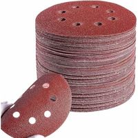Coavas – Packung Mit 100 Schleifscheiben (125 Mm) – Körnung P60/80/100/120/240 – 8 Staubabsaugöffnungen – Für Exzenterschleifer Für Hartholz
