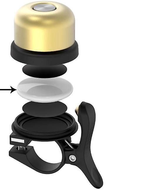 Fahrradklingel Für Apple Airtag – 22–25 Mm Durchmesser – Versteckter Diebstahlschutz – Wasserdicht – Messing – Für Rennräder Und Mountainbikes