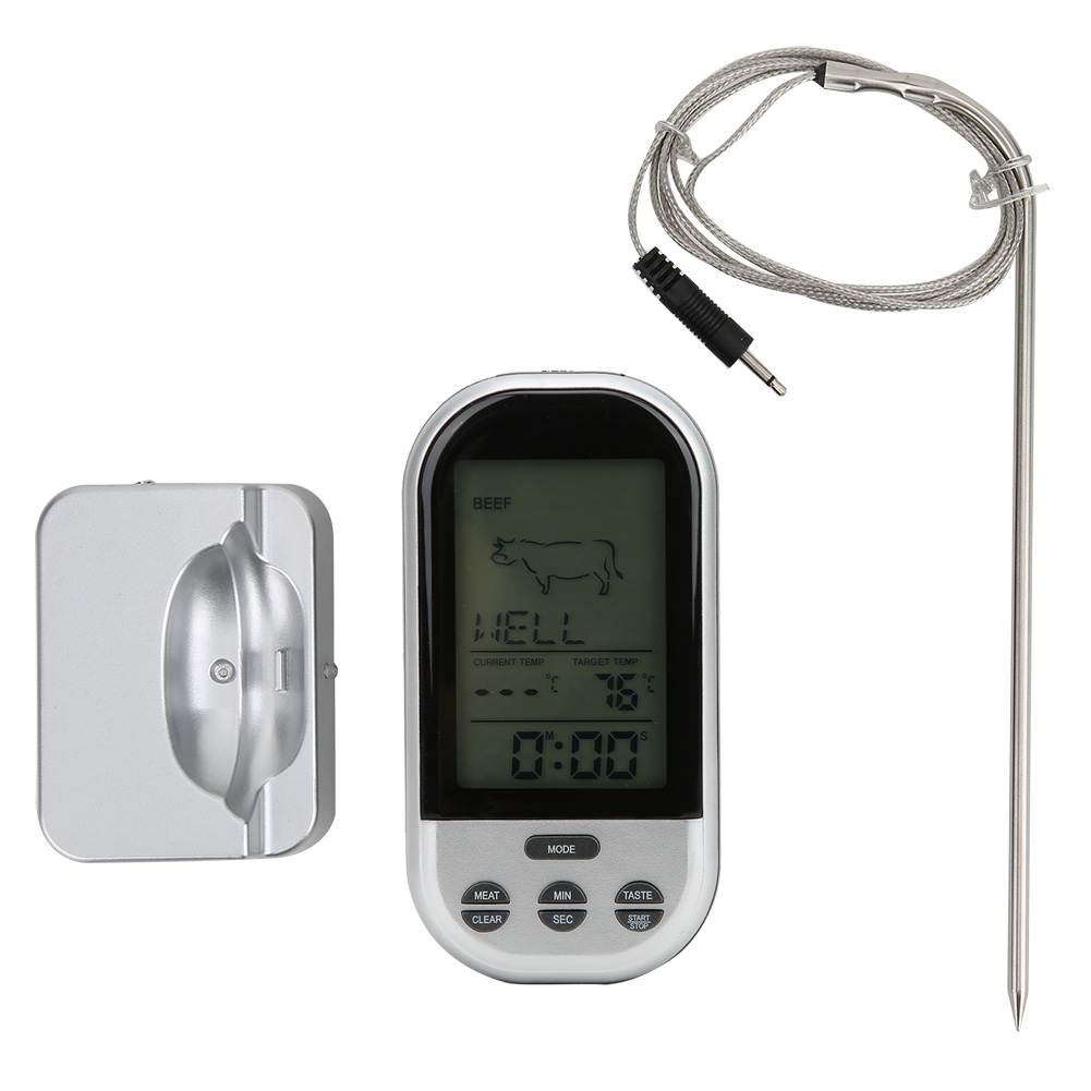 Kabelloses Einstichthermometer Zum Grillen Und Braten Von Fleisch