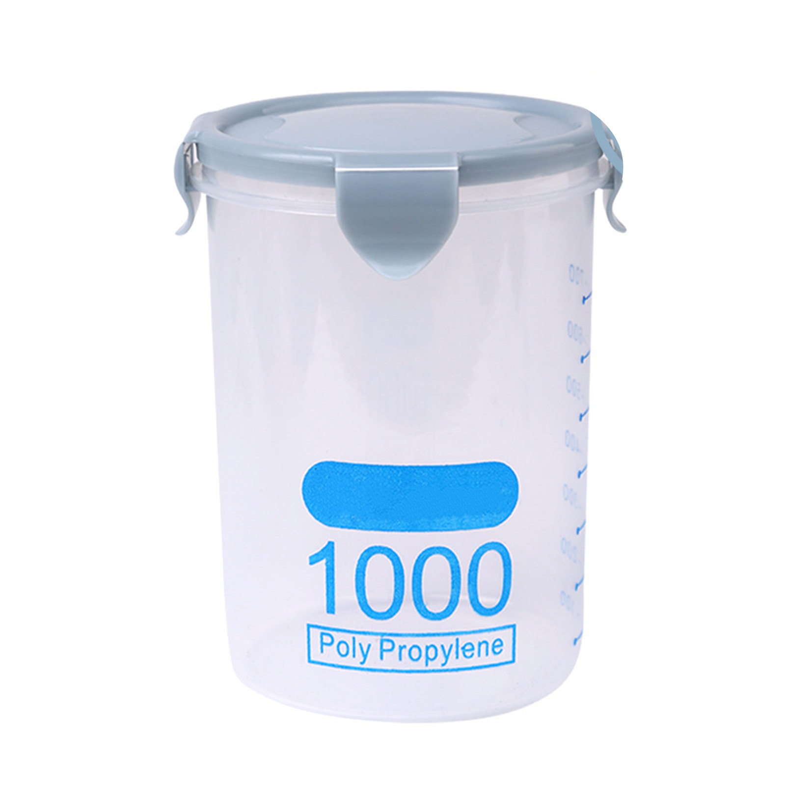 1000 Ml Luftdichter, Stapelbarer Vorratsbehälter Für Müsli Und Trockenwaren, Küchenorganisation, Blau