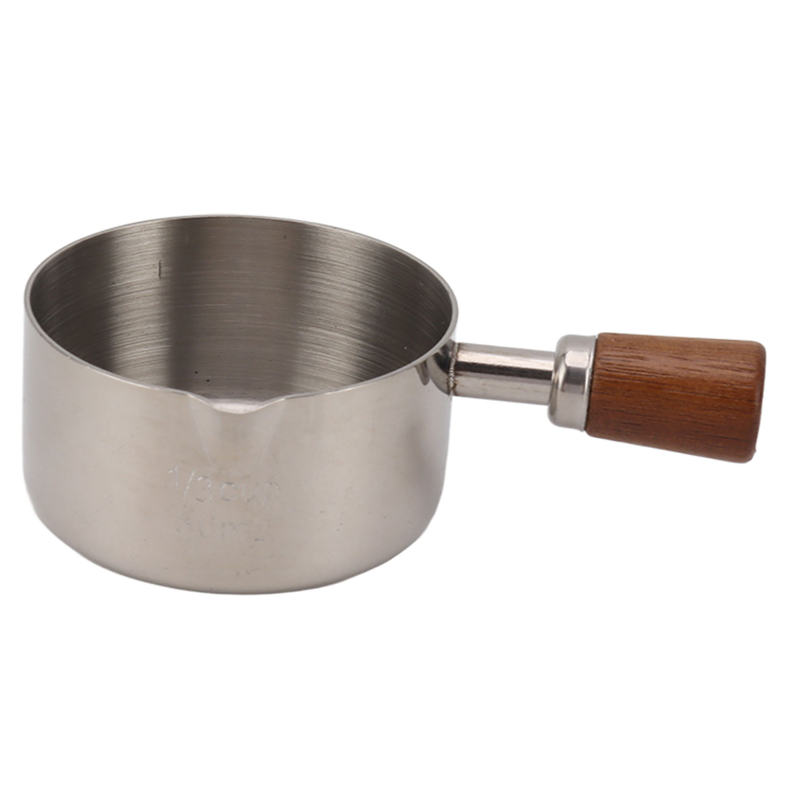 Professioneller Saucenbecher Aus Edelstahl 304 Mit Griff Für Küche, Bankett Und Picknick, 80 Ml, Silber